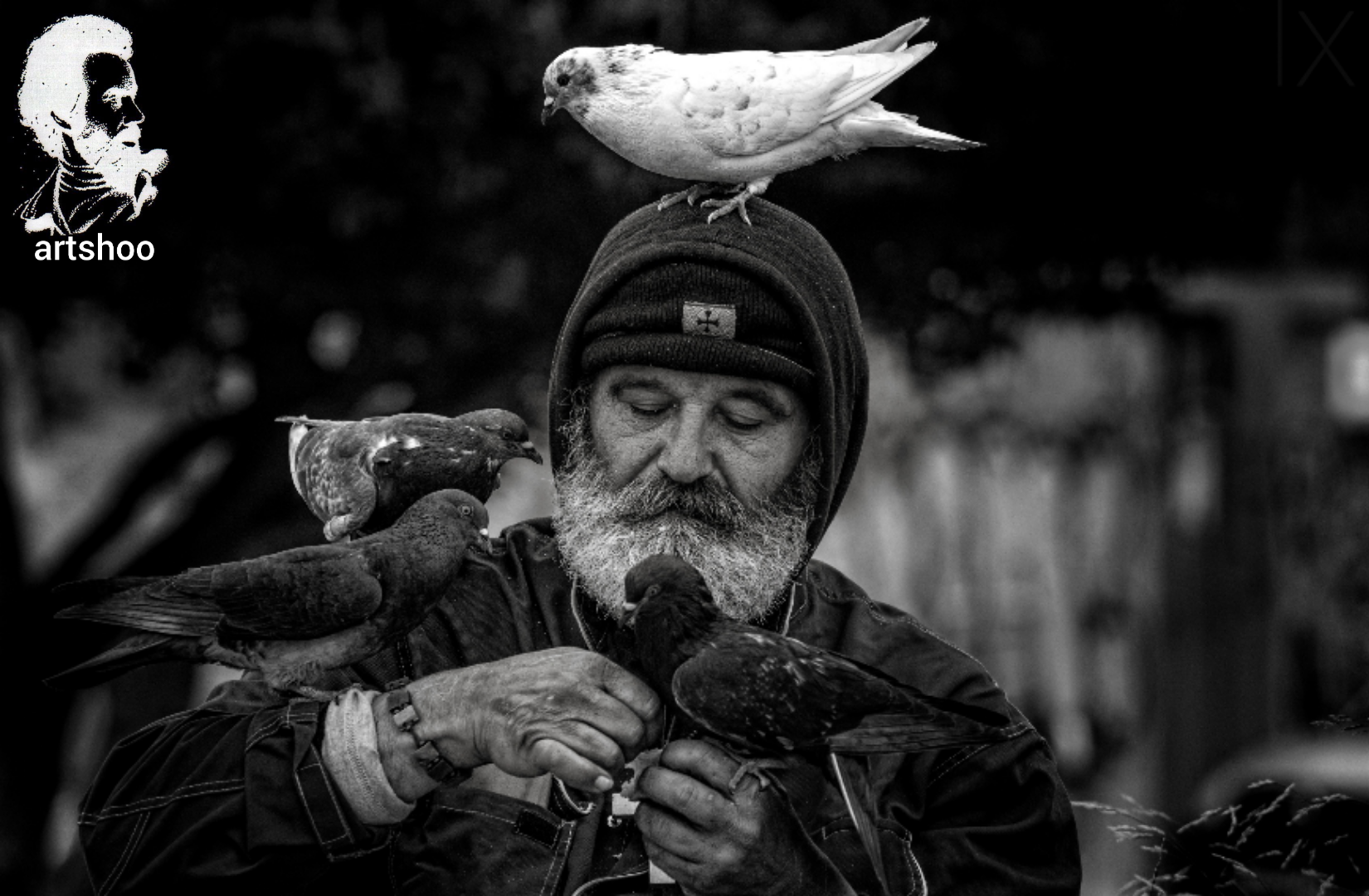 مدل پرتره سیاه قلم